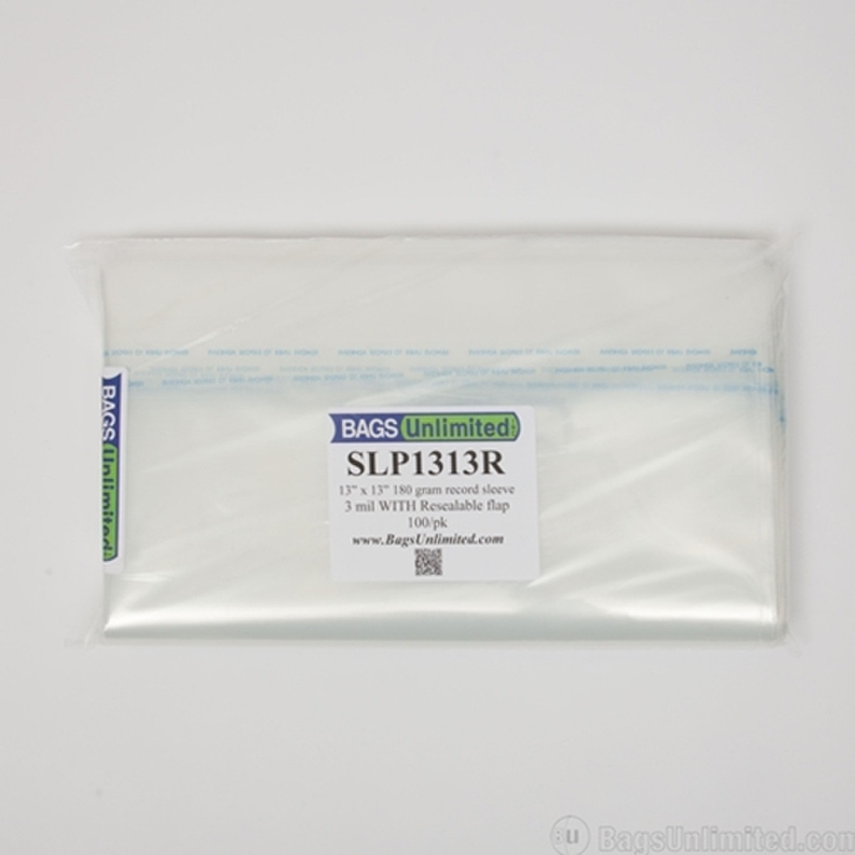180 Gram clear record jacket sleeve